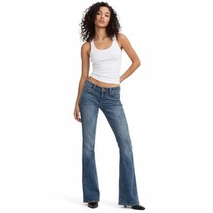Pilcro Anthropologie Womens Stet Bootcut Jeans Size 27 Mid Rise Y2K Indie Sleaze